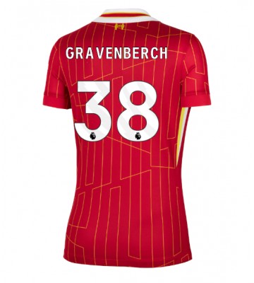 Liverpool Ryan Gravenberch #38 Hemmatröja Kvinnor 2024-25 Kortärmad